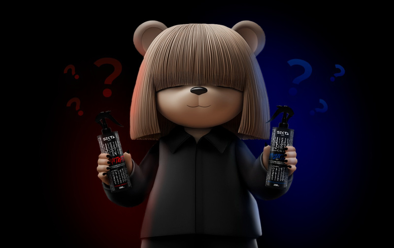 Как выбрать концентрат для вашего типа волос: красный или синий?