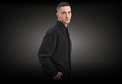 Рубашка с закрытыми пуговицами