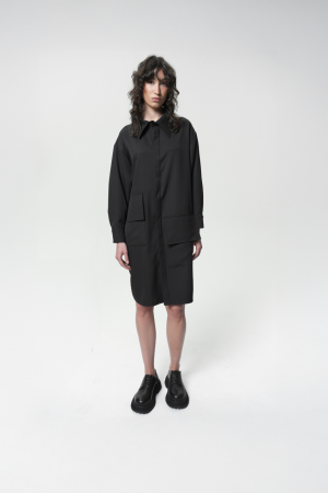 Рубашка-платье с карманами Рубашка-платье с карманами