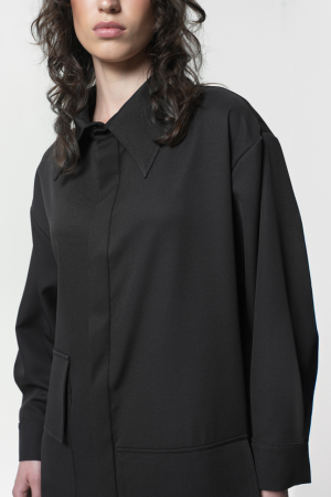 Рубашка-платье с карманами Рубашка-платье с карманами