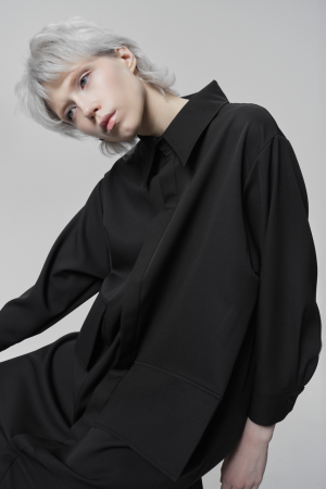 Рубашка-платье с карманами Рубашка-платье с карманами